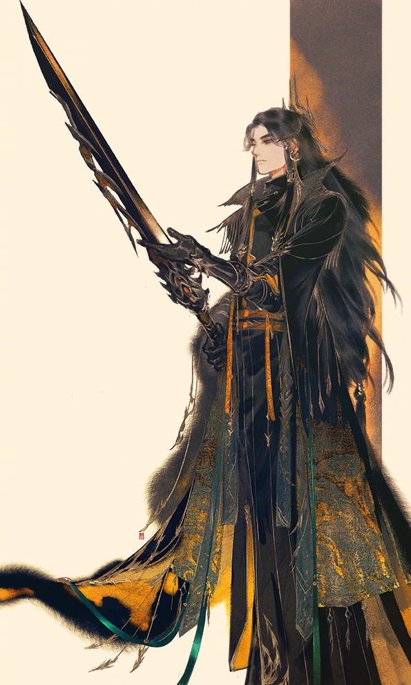 手繪劍三游戲人物成男圖片，超帥美男古風(fēng)圖集