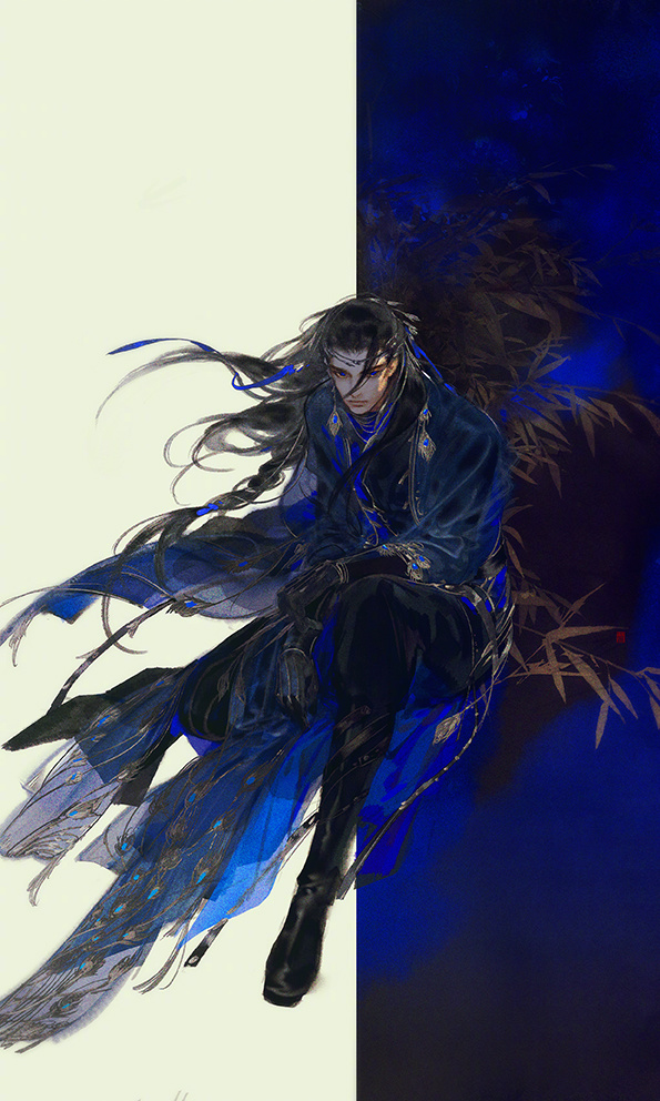 手繪劍三游戲人物成男圖片，超帥美男古風(fēng)圖集