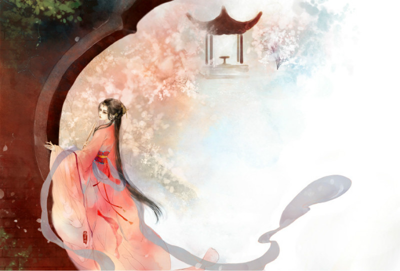 迷人的古風圖片女子，超美古風女子圖集(47張)