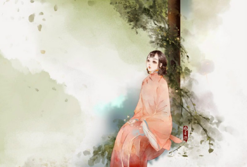 迷人的古風圖片女子，超美古風女子圖集(47張)