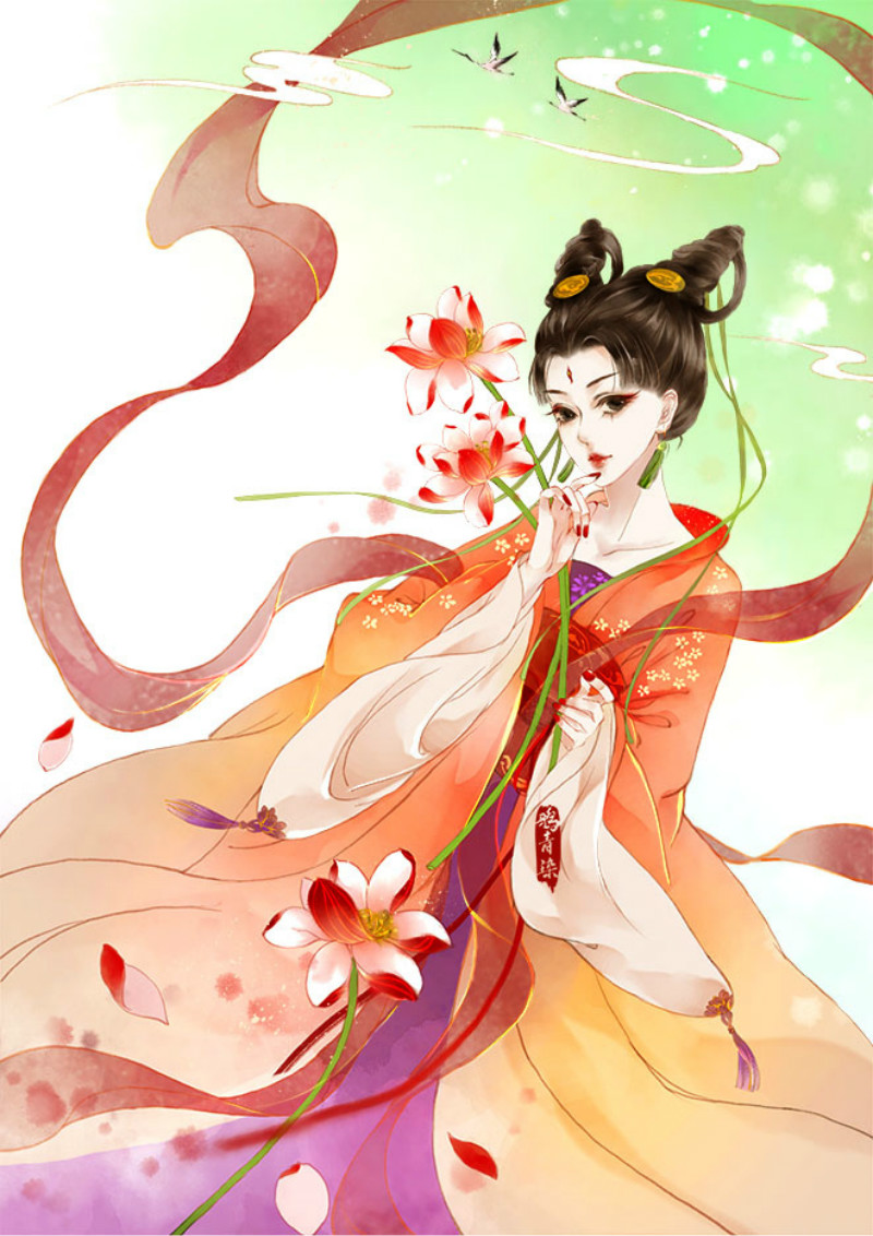 迷人的古風圖片女子，超美古風女子圖集(47張)