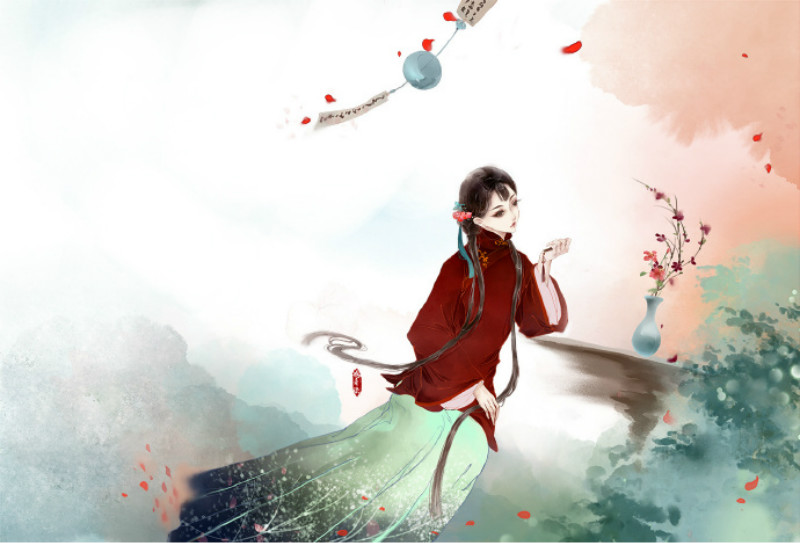 迷人的古風圖片女子，超美古風女子圖集(47張)