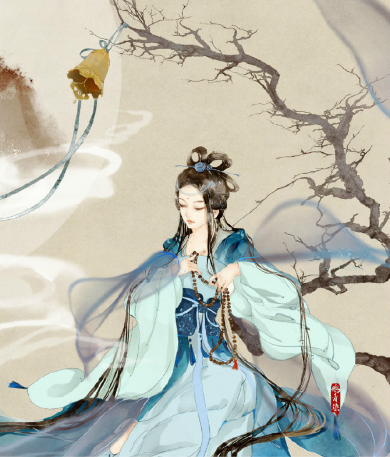 迷人的古風圖片女子，超美古風女子圖集(47張)