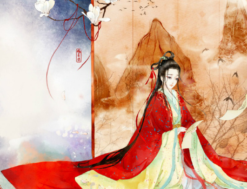 迷人的古風圖片女子，超美古風女子圖集(47張)