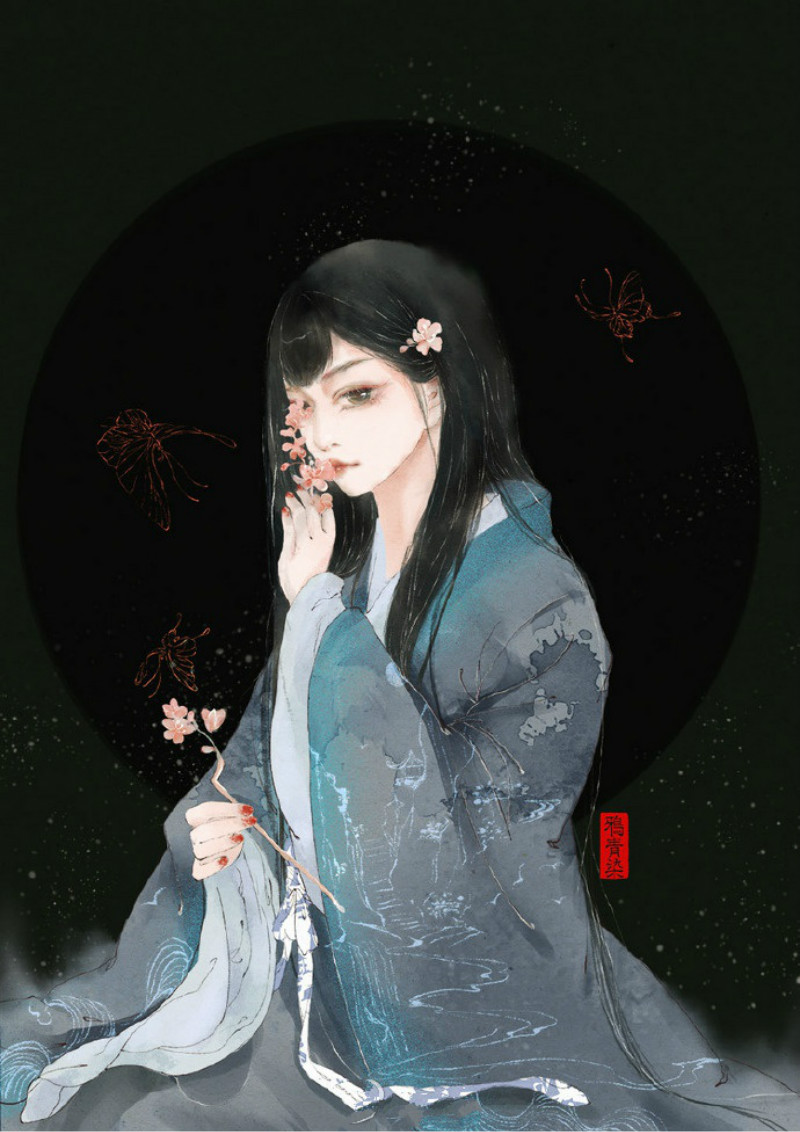 迷人的古風圖片女子，超美古風女子圖集(47張)