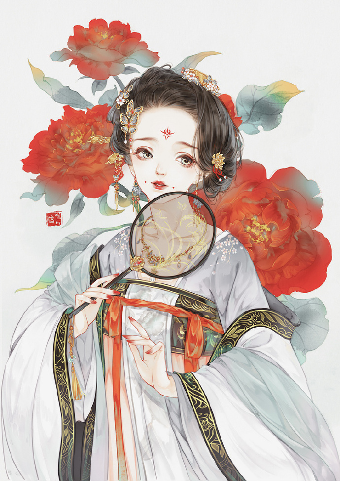 超美古風(fēng)女子圖集(38張)，高清古風(fēng)圖片欣賞