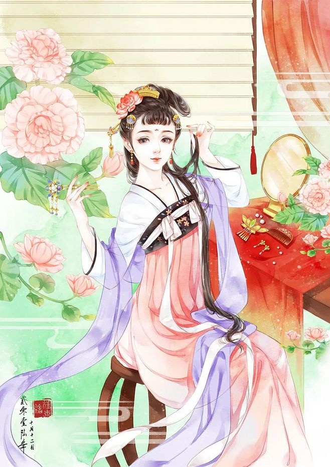 超美古風(fēng)女子圖集(38張)，高清古風(fēng)圖片欣賞