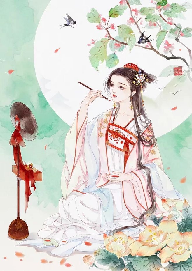 超美古風(fēng)女子圖集(38張)，高清古風(fēng)圖片欣賞