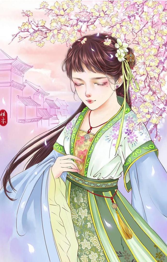 超美古風(fēng)女子圖集(38張)，高清古風(fēng)圖片欣賞