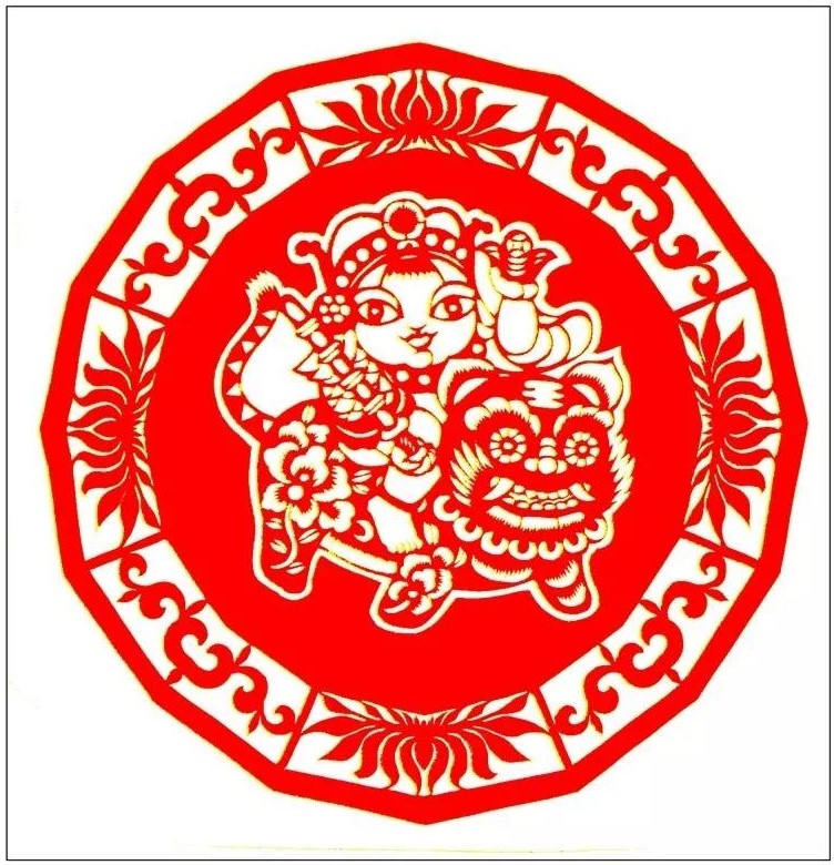 寅——賞“虎”剪紙，23張虎剪紙圖集