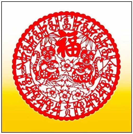 寅——賞“虎”剪紙，23張虎剪紙圖集