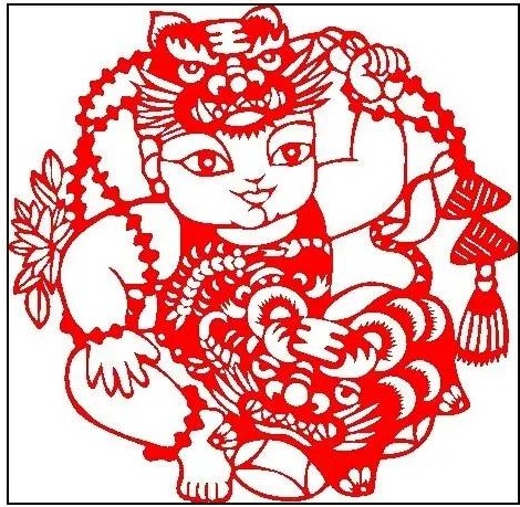 寅——賞“虎”剪紙，23張虎剪紙圖集