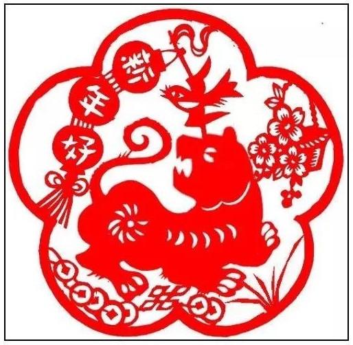 寅——賞“虎”剪紙，23張虎剪紙圖集