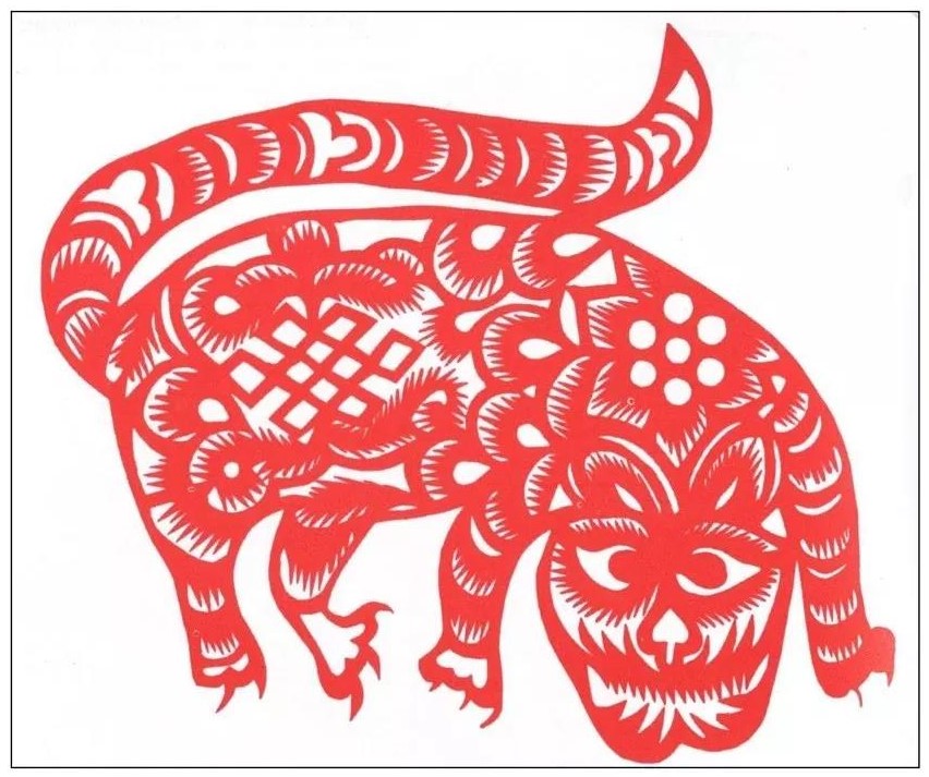 寅——賞“虎”剪紙，23張虎剪紙圖集