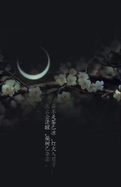 唯美帶文字古風圖片，清新有意境古風壁紙圖集