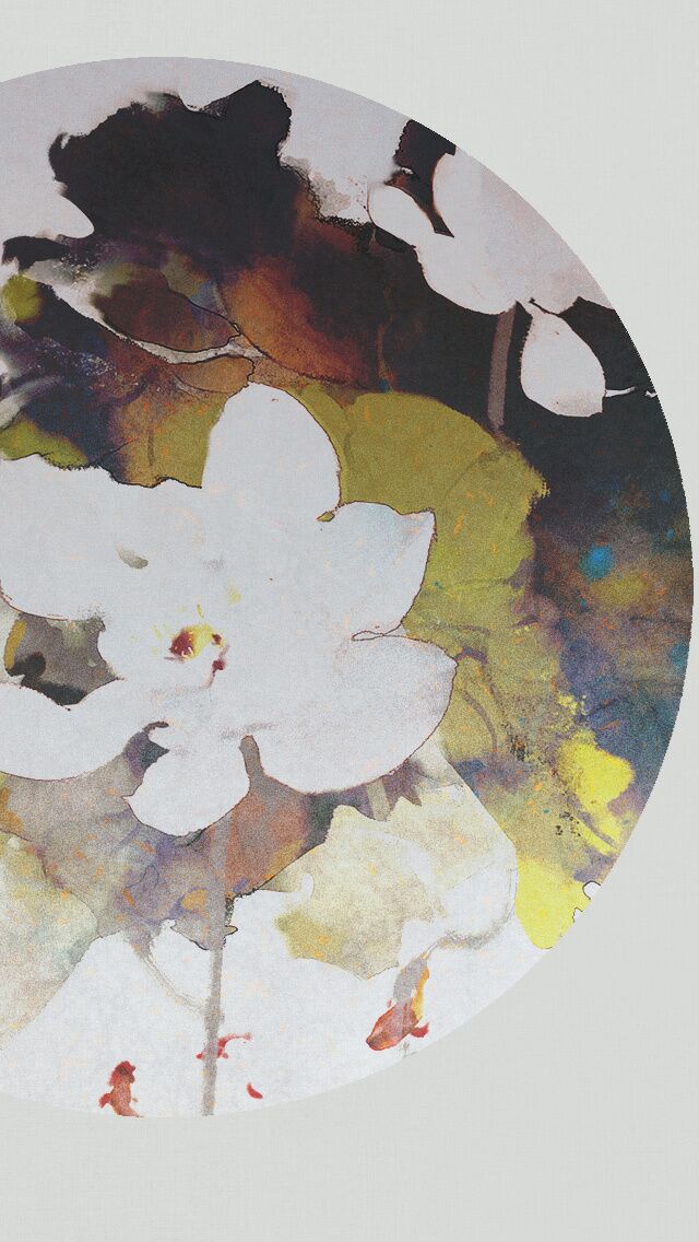 古韻意境之美手機(jī)壁紙，淡雅半圓畫(huà)面古風(fēng)圖片