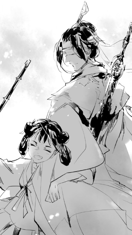 蒙眼古風美男子手機壁紙圖集，超帥的古風圖片