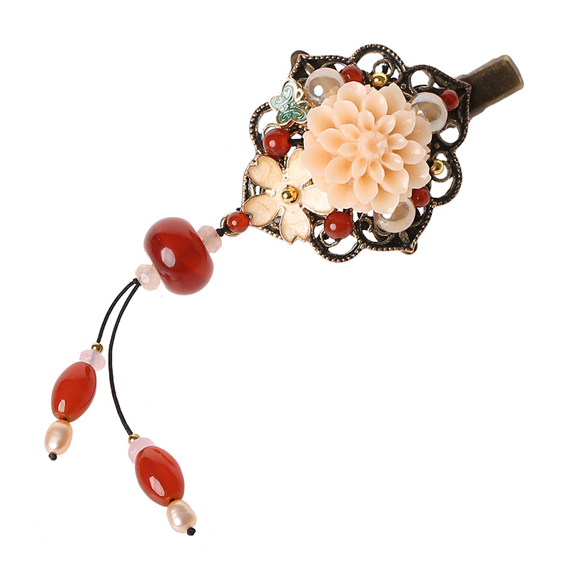 唯美精致古風頭飾，樹脂花開的美！