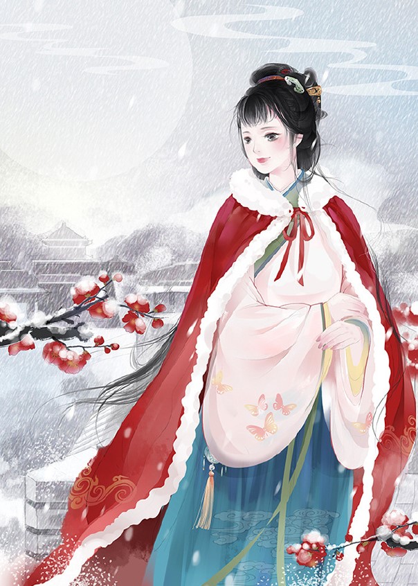 超可愛古風(fēng)女子圖集，唯美萌妹子古風(fēng)圖片