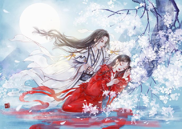 超甜的古風(fēng)情侶圖集，清新唯美古風(fēng)圖片（19張）