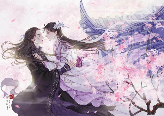 超甜的古風(fēng)情侶圖集，清新唯美古風(fēng)圖片（19張）