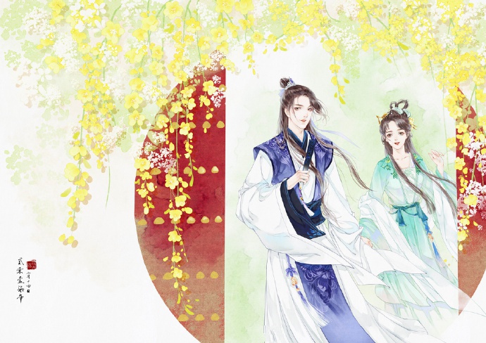 超甜的古風(fēng)情侶圖集，清新唯美古風(fēng)圖片（19張）