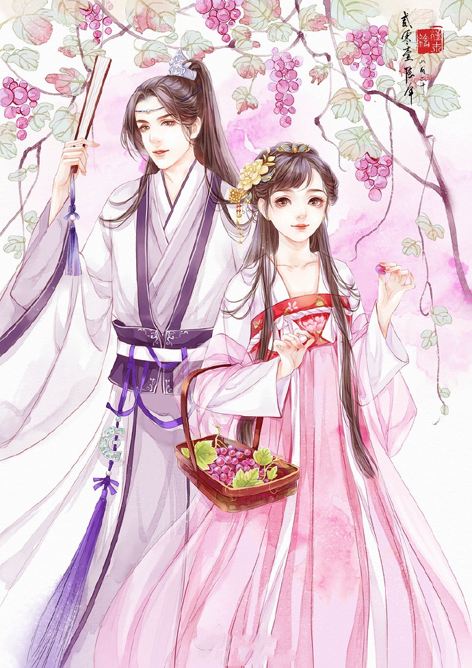 超甜的古風(fēng)情侶圖集，清新唯美古風(fēng)圖片（19張）