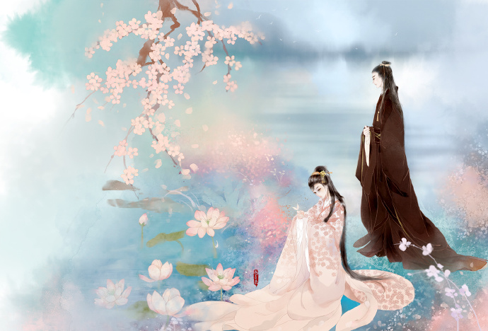 高清古風(fēng)情侶圖集(52張)，超恩愛(ài)甜蜜的古風(fēng)圖片