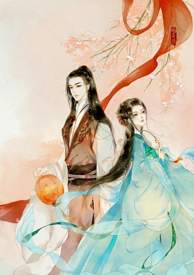 高清古風(fēng)情侶圖集(52張)，超恩愛(ài)甜蜜的古風(fēng)圖片