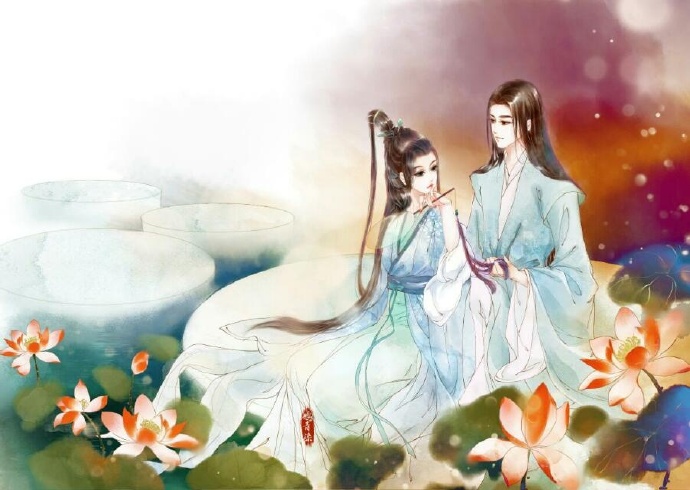 高清古風(fēng)情侶圖集(52張)，超恩愛(ài)甜蜜的古風(fēng)圖片