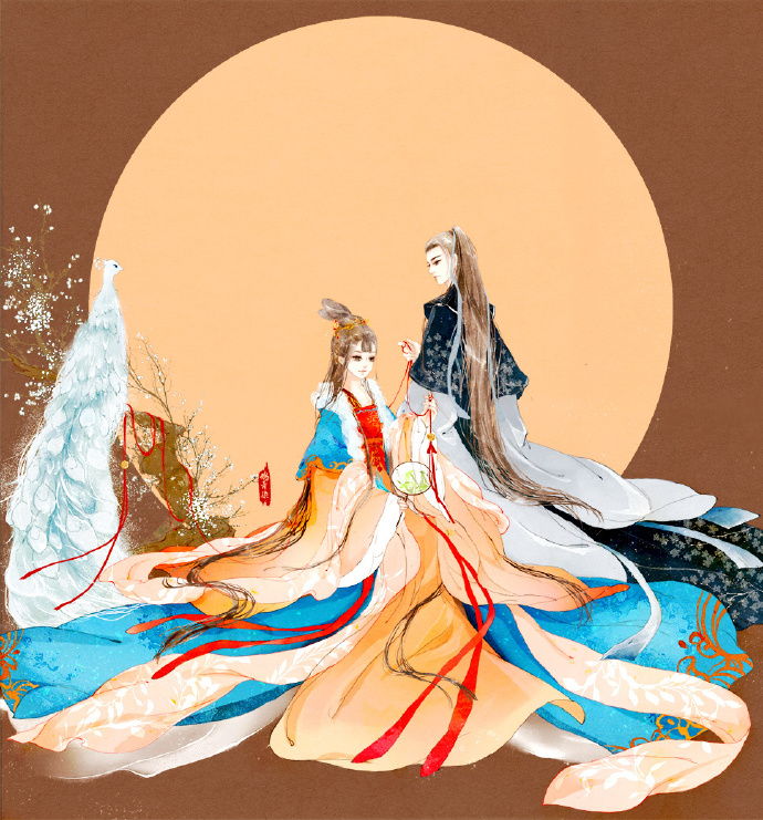 高清古風(fēng)情侶圖集(52張)，超恩愛(ài)甜蜜的古風(fēng)圖片