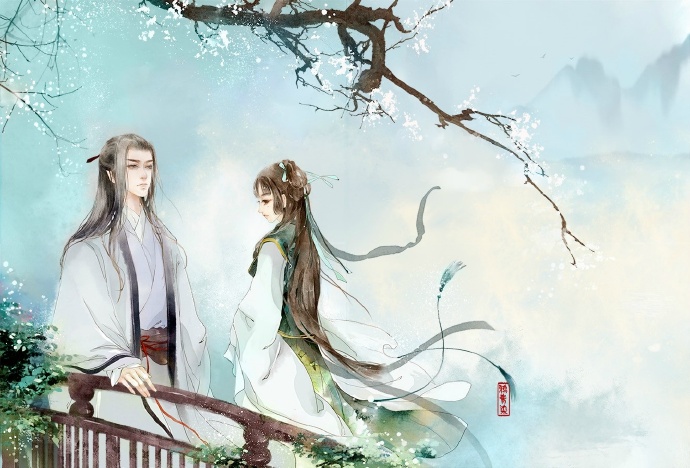 高清古風(fēng)情侶圖集(52張)，超恩愛(ài)甜蜜的古風(fēng)圖片