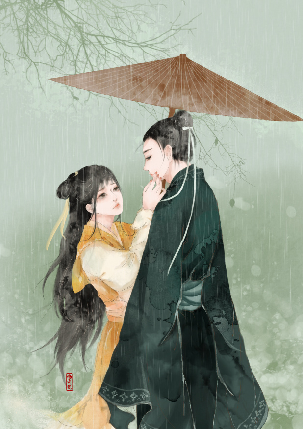 高清古風(fēng)情侶圖集(52張)，超恩愛(ài)甜蜜的古風(fēng)圖片