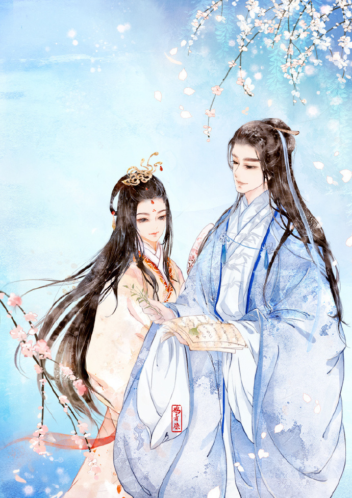 高清古風(fēng)情侶圖集(52張)，超恩愛(ài)甜蜜的古風(fēng)圖片