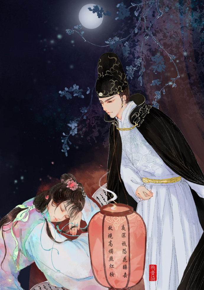 高清古風(fēng)情侶圖集(52張)，超恩愛(ài)甜蜜的古風(fēng)圖片