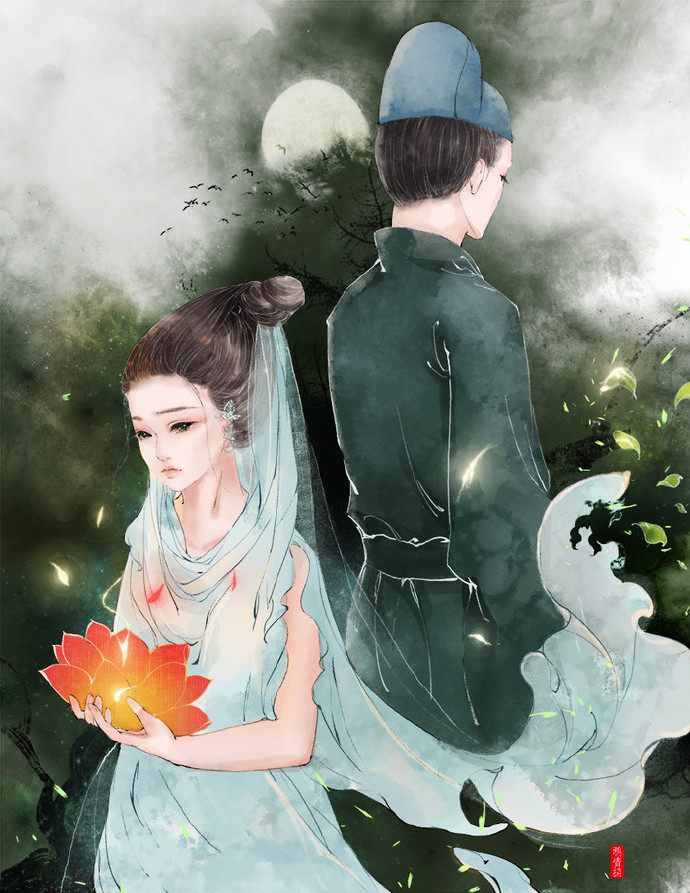 高清古風(fēng)情侶圖集(52張)，超恩愛(ài)甜蜜的古風(fēng)圖片