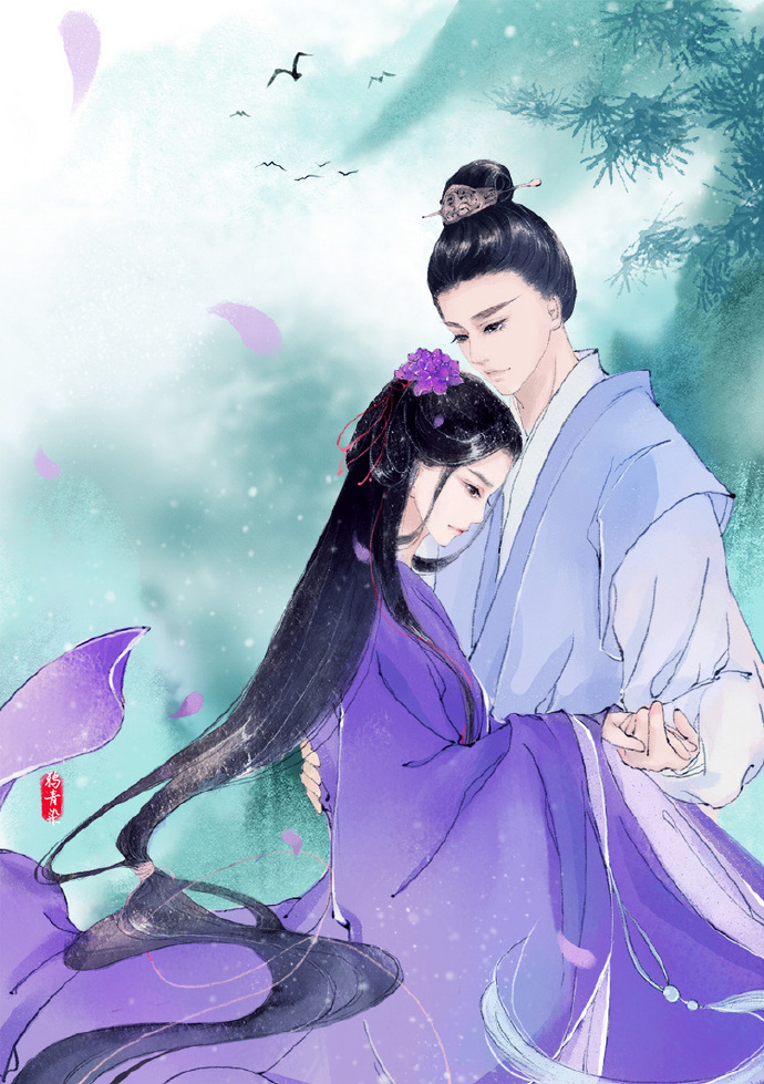 高清古風(fēng)情侶圖集(52張)，超恩愛(ài)甜蜜的古風(fēng)圖片