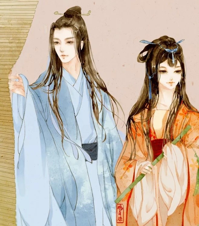 高清古風(fēng)情侶圖集(52張)，超恩愛(ài)甜蜜的古風(fēng)圖片