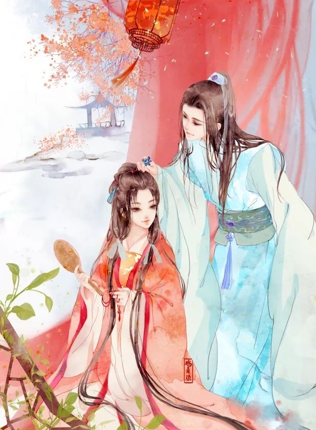 高清古風(fēng)情侶圖集(52張)，超恩愛(ài)甜蜜的古風(fēng)圖片