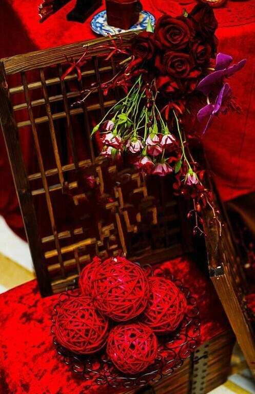 最美中國傳統(tǒng)婚禮，中式婚禮的一抹紅