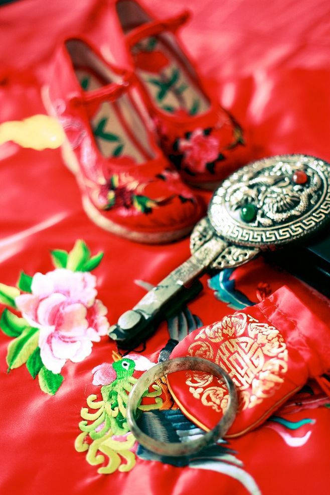 最美中國傳統(tǒng)婚禮，中式婚禮的一抹紅