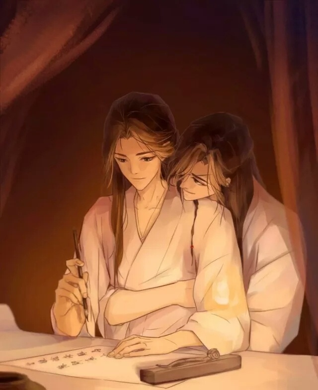 《天官賜福》古風(fēng)圖集(23張），花城好帥呀！