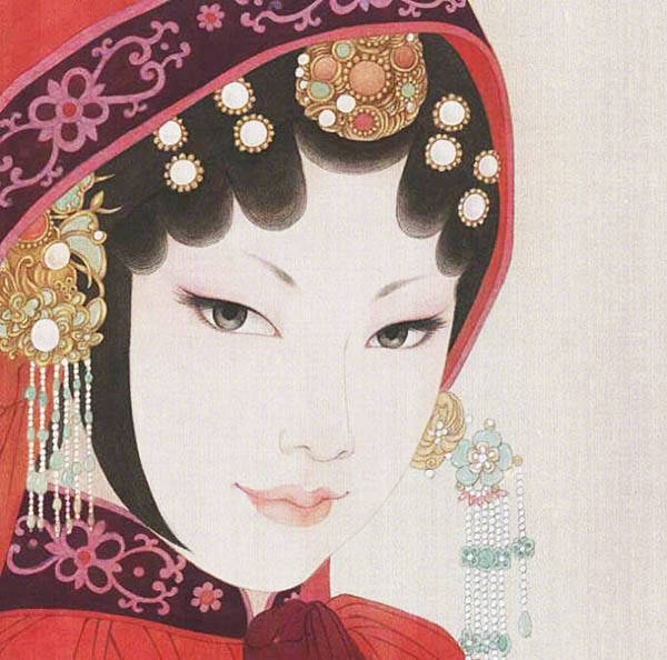 超美的京劇花旦人物圖集，可做頭像的花旦人物