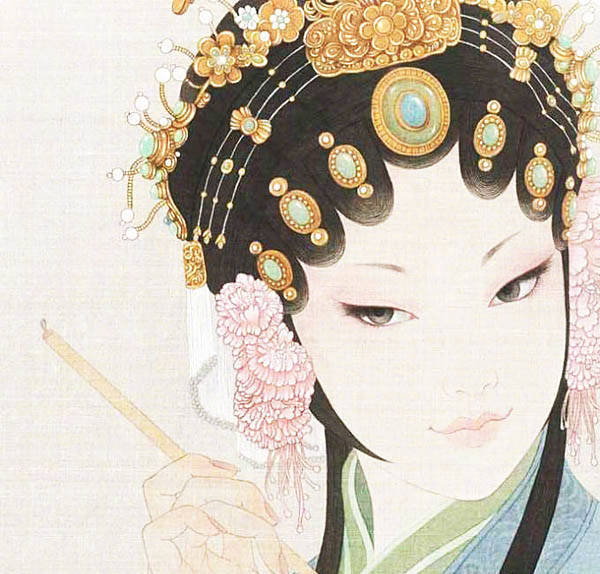 超美的京劇花旦人物圖集，可做頭像的花旦人物