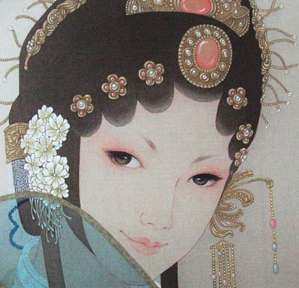 超美的京劇花旦人物圖集，可做頭像的花旦人物