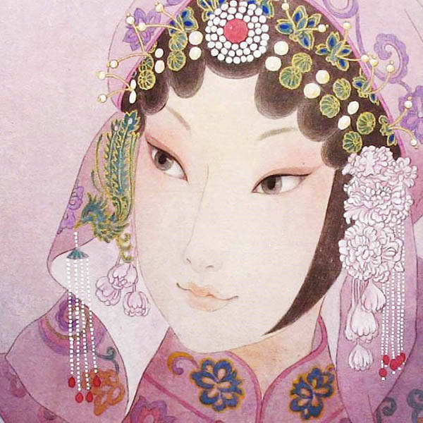 超美的京劇花旦人物圖集，可做頭像的花旦人物