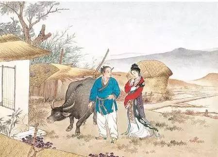 七夕賞最美《牛郎織女》連環(huán)畫(huà)，墨浪作品