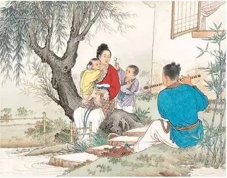 七夕賞最美《牛郎織女》連環(huán)畫(huà)，墨浪作品