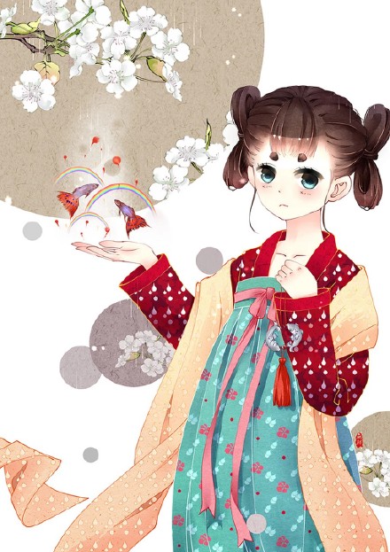 可愛(ài)古風(fēng)女子圖集，超萌的古風(fēng)圖片