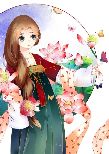 可愛(ài)古風(fēng)女子圖集，超萌的古風(fēng)圖片